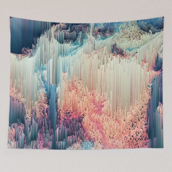 Item preview, Fairyland - Abstract Glitchy Pixel Art designed and sold by Jennifer Walsh Design.