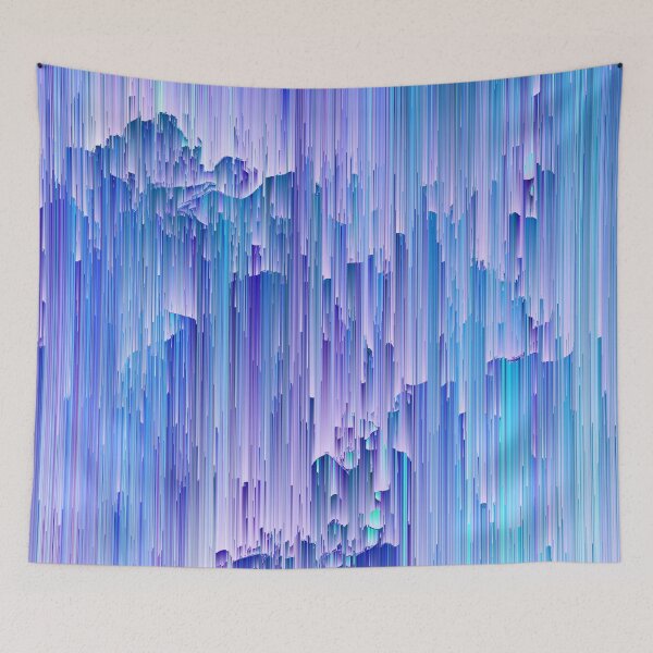 Item preview, Lunar Mist - Abstract Pixel Art designed and sold by Jennifer Walsh Design.