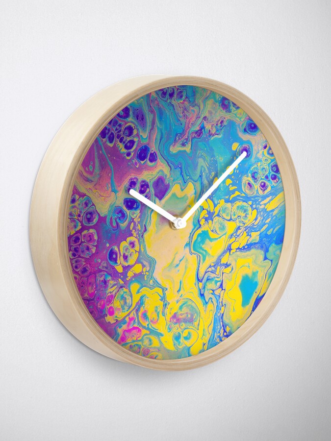 Alternate view of Unicorn Vibes Clock