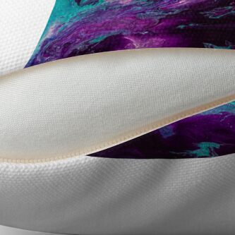 Alternate view of Nebulous Cropped Throw Pillow