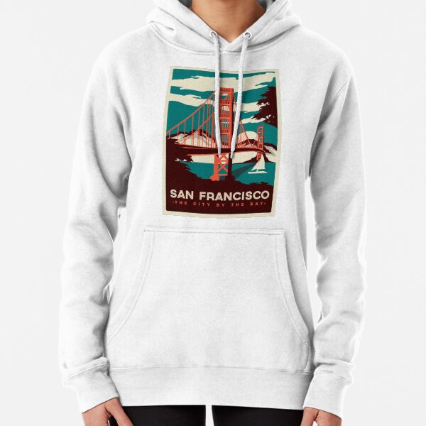 San Francisco California Hoodie Golden Gate Bridge Bay Area 