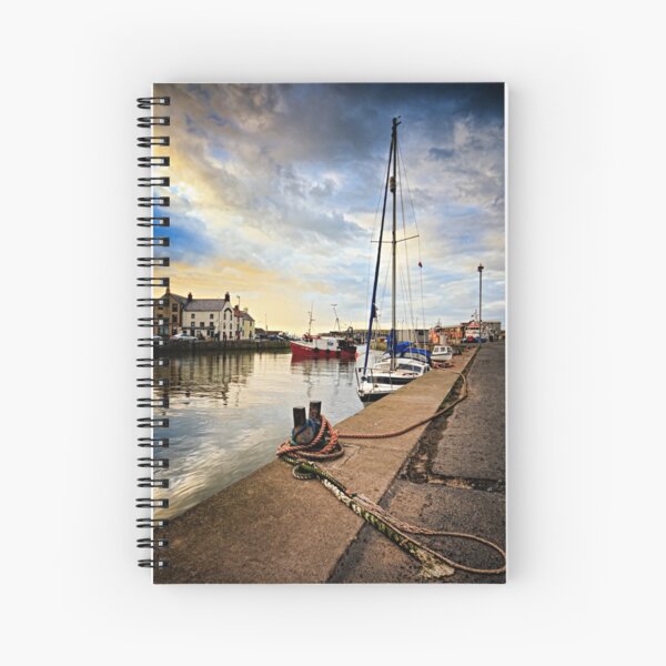 Eyemouth Harbour - Berwickshire, Scottish Borders Spiral Notebook