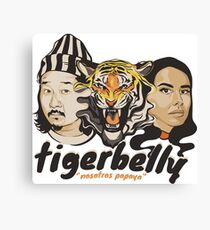 TigerBelly Podcast Design Gift Shirt Tiger Art Canvas Print