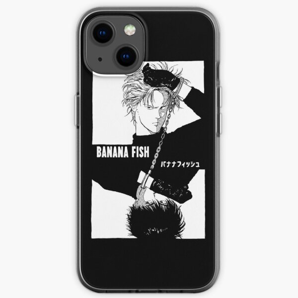 Banana Fish Chains B W Iphone Case By Sadisticlecter Redbubble