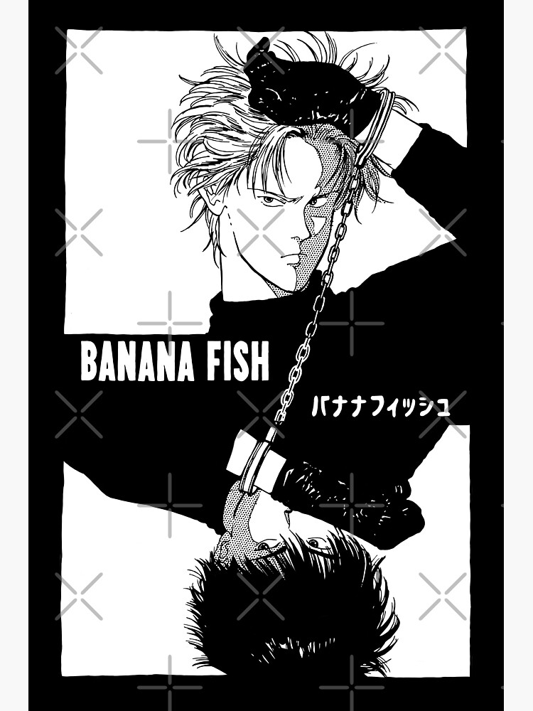 Banana Fish Chains B W Greeting Card By Sadisticlecter Redbubble