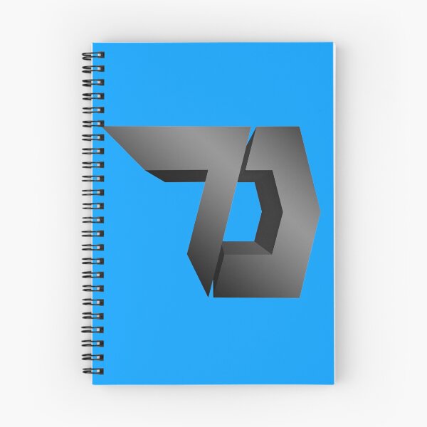 Item preview, FUTURISTIC! TD - Logo 01 - Black 3D w/ Gradient  designed and sold by TheToxicDoctor.
