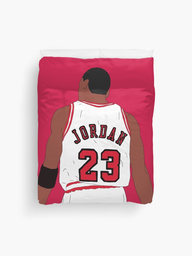 Michael Jordan Back-To" Duvet for Sale by RatTrapTees Redbubble