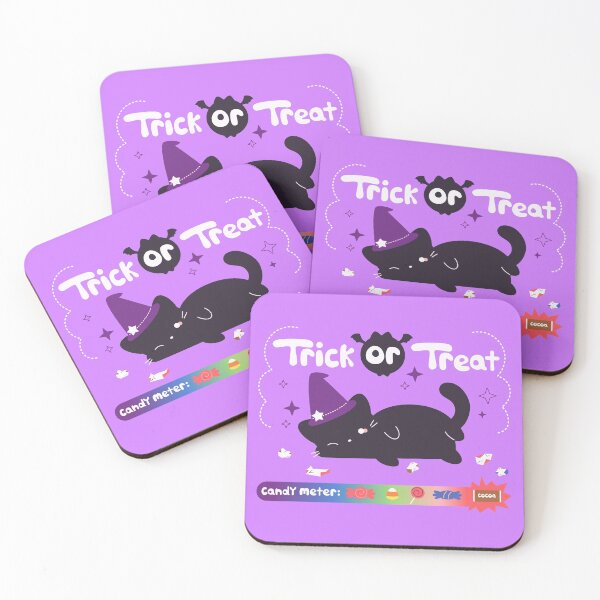 Item preview, Trick or Treat Cat designed and sold by Stephanie Hardy.