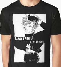 BANANA FISH - Chains B/W Graphic T-Shirt