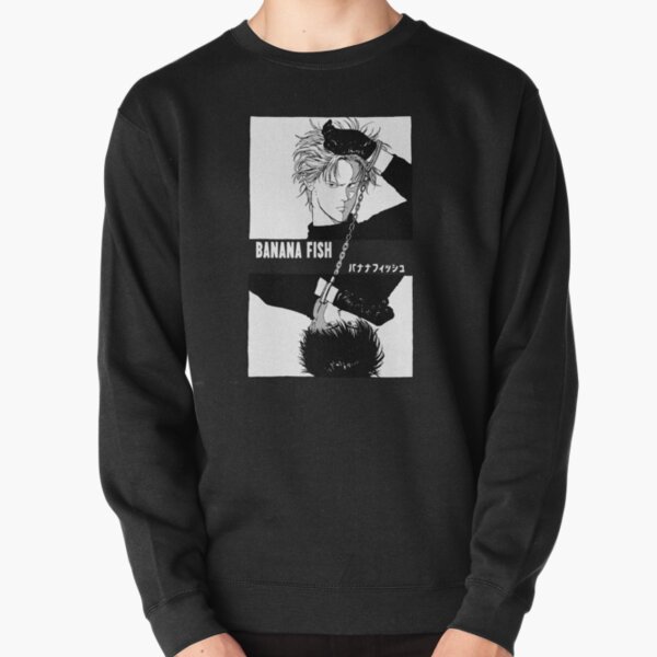 BANANA FISH - Chains B/W Pullover Sweatshirt