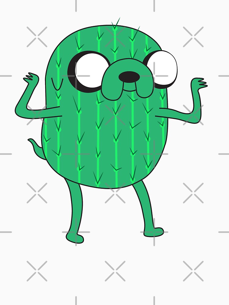Jake the Dog from AdventureTime with Halloween Cactus costume by PrintablesP