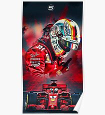 S. Vettel Poster