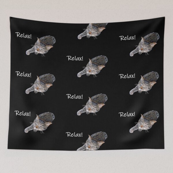 Item preview, Relaxed Cat designed and sold by CarolineLembke.