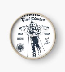 ANTARCTIC GREAT ADVENTURE T-SHIRT Clock