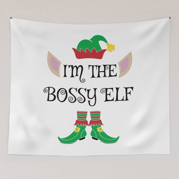 Item preview, I'm The Bossy Christmas XMas Elf designed and sold by Meteor77.