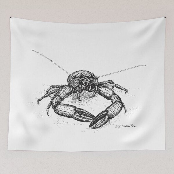 Item preview, Red Pelagic Crab designed and sold by ArtOfLeigh.