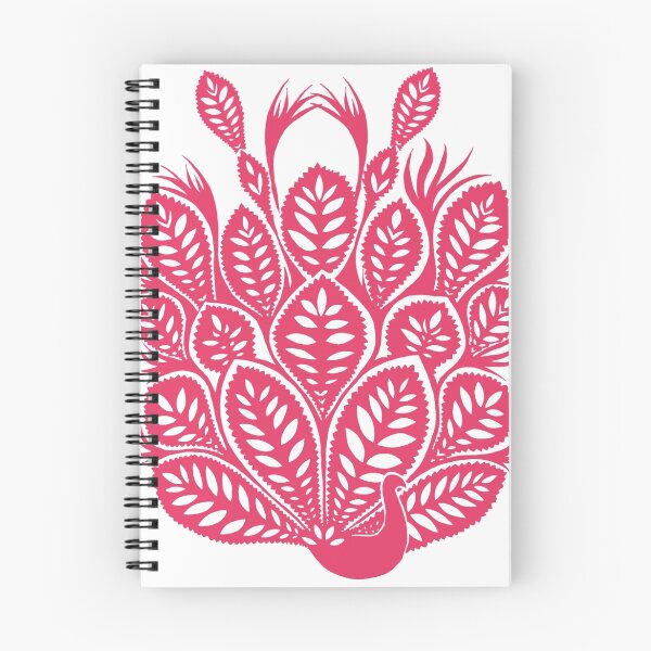 Artikelvorschau, Peacock stencil - pink entworfen und verkauft von ciriva.