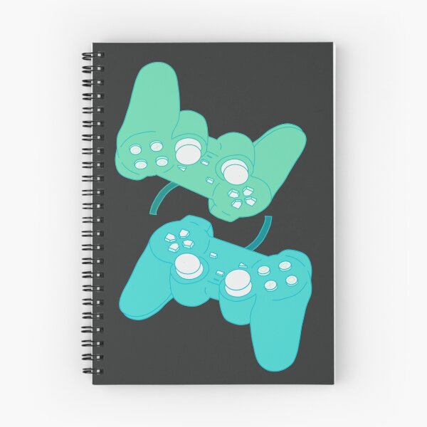 Item preview, Playstation Controllers | Blue & Green | Video Game Illustration designed and sold by surik-.