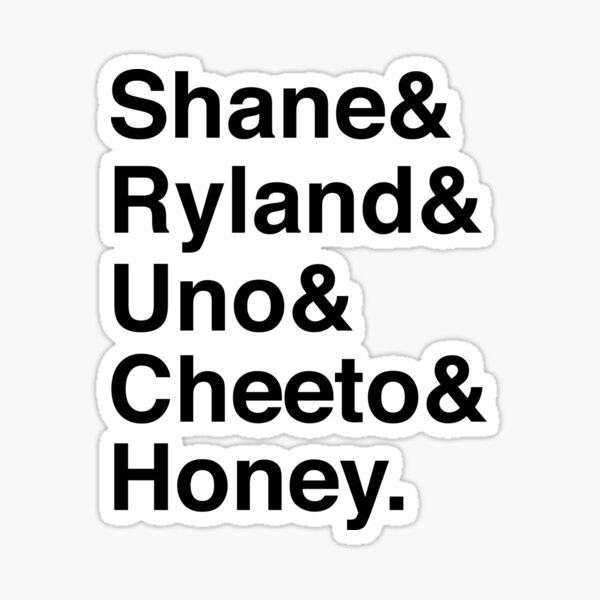 "Youtuber Shane Dawson & Squad, including pets" Sticker for Sale by