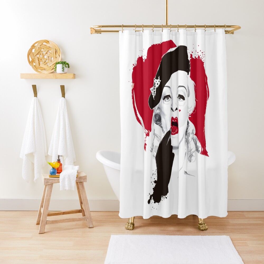 Baby Jane lipstick Shower Curtain