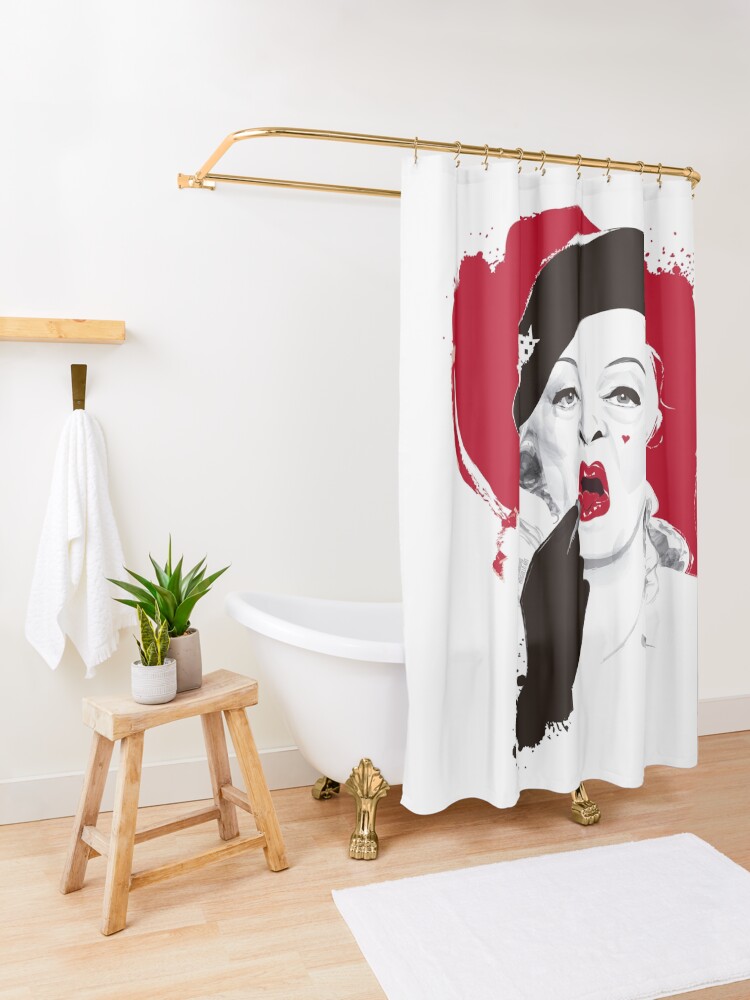 Alternate view of Baby Jane lipstick Shower Curtain