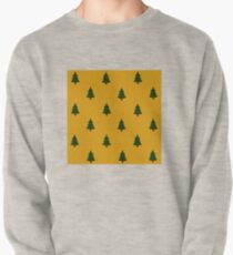 Tannenbäume gelb Sweatshirt