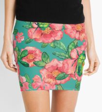 - Wild rose pattern - Mini Skirt