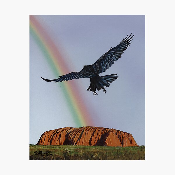 Item preview, Treasure Seeker #19 (Crow Raven Uluru) designed and sold by artbyakiko.