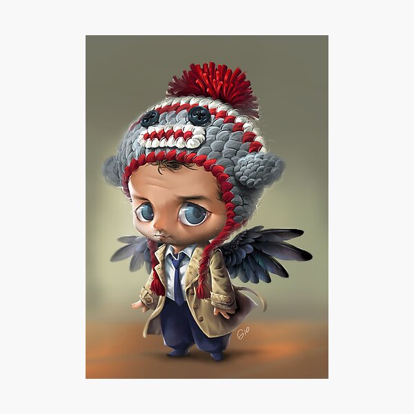 Item preview, Castiel avec chapeau de singe designed and sold by Gio Guimaraes.