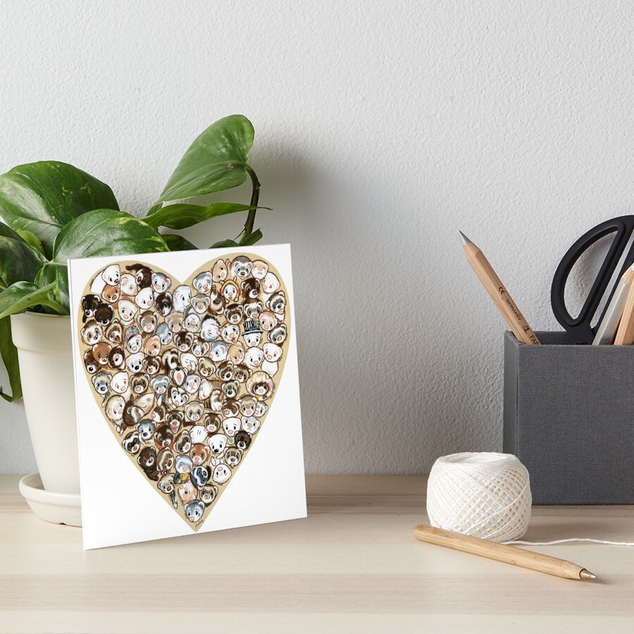 FerrHeart Art Board Print