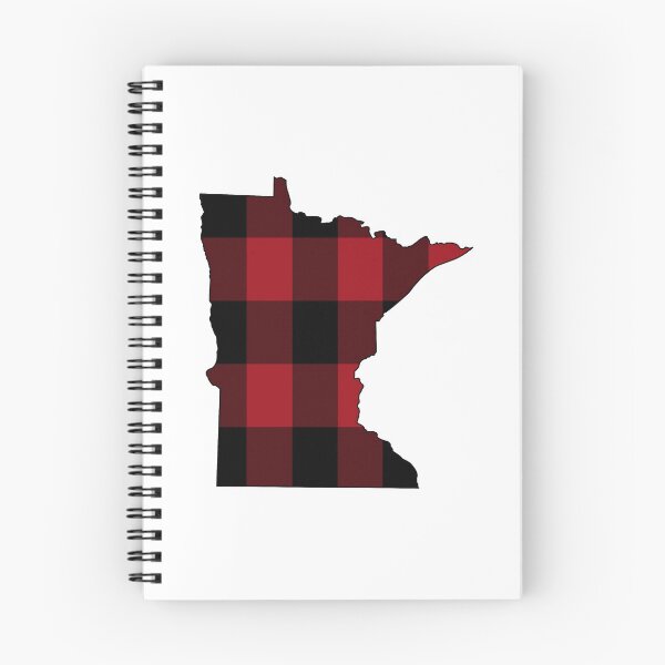 Item preview, Minnesota in Red Plaid designed and sold by Sun Dog Montana.