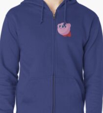Sudadera con capucha y cremallera Kirby