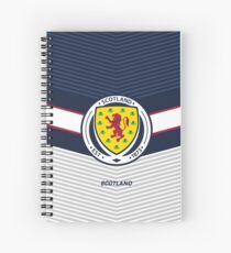 Scotland Football | Scottish Football Association | Logo Design - Pillow | Phone Case | Tablet | T Shirt | Duvet | Mug | Clock | Poster | Home Decor and more Spiral Notebook