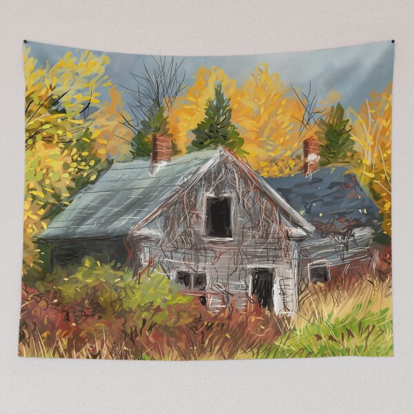 Item preview, The House in the Woods designed and sold by ConnorMackenzie.