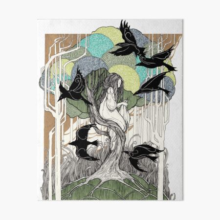 Item preview, the six ravens designed and sold by Jessica Gadra.