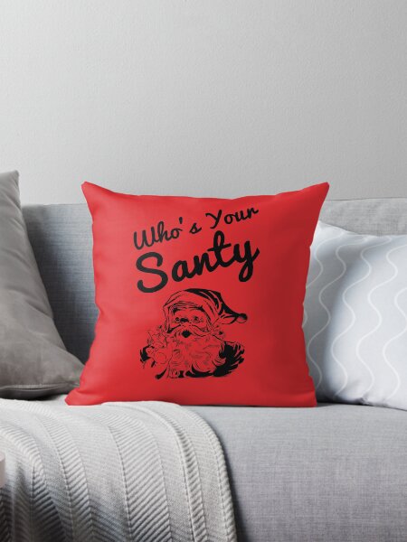 Item preview, Who’s your Santy Funny Christmas Design designed and sold by HighBrowDesigns.