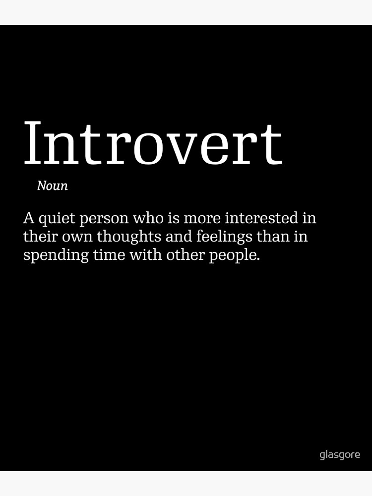 introvert-with-dictionary-definition-photographic-print-for-sale-by