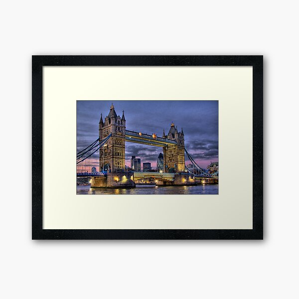 Item preview, Tower Bridge And The City -  Twilight - HDR designed and sold by Colin  Williams Photography.