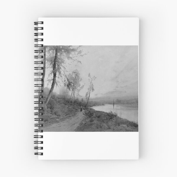 Item preview, Woman Walking beside a River designed and sold by guagamela617.
