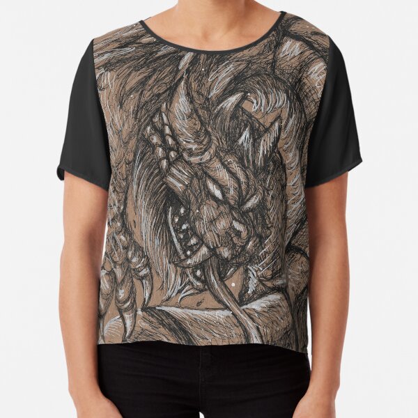 Dragonsnake Chiffon Top