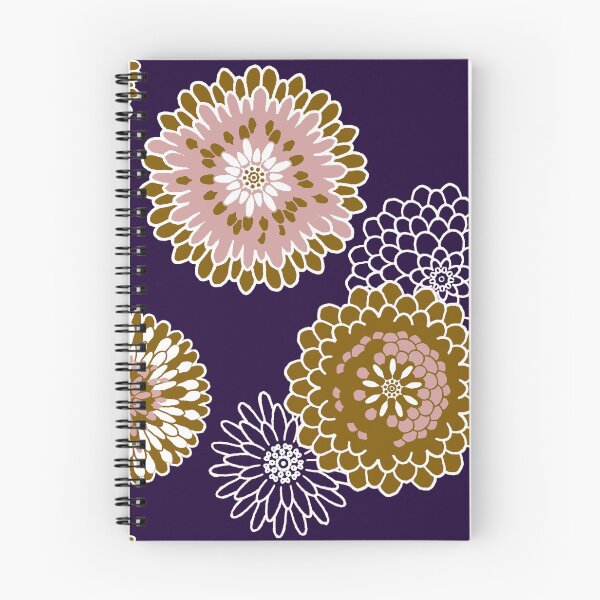 Aperçu de l'œuvre Chrysanthèmes tons chauds créée et vendue par CaelaBeeDesigns.