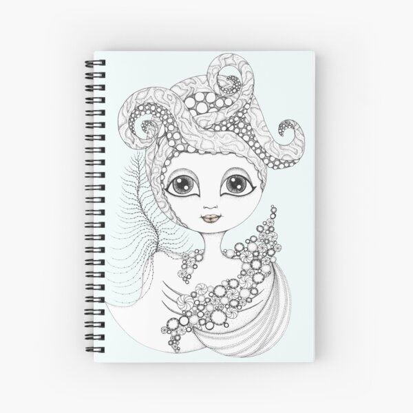Calamari Queen Spiral Notebook