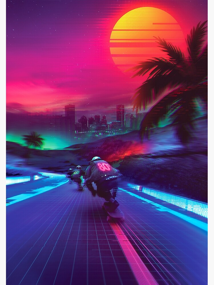Synthwave Midnight Outrun by dennybusyet