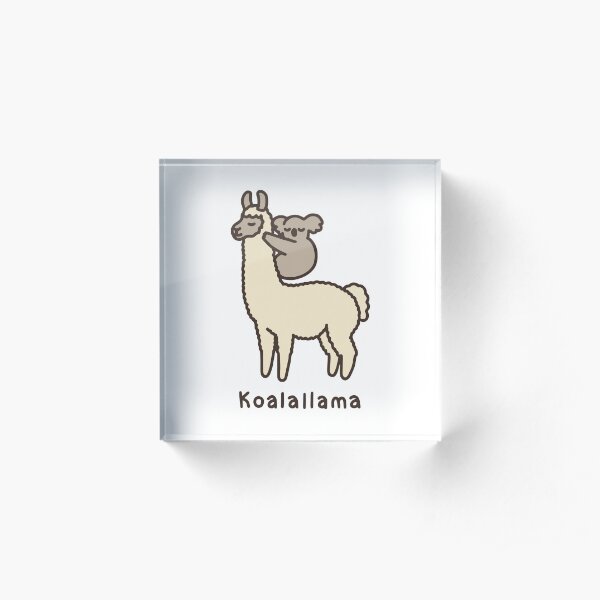 Koalallama Acrylic Block