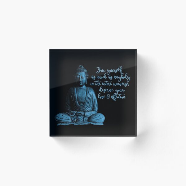 buddha, buddha, design and quote Acrylic Block