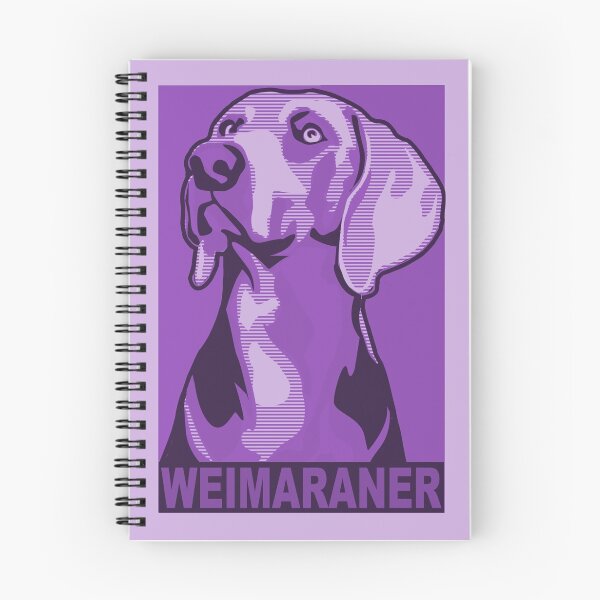 Artikelvorschau, Weimaraner portrait in colourful poster-style entworfen und verkauft von nimbus88.