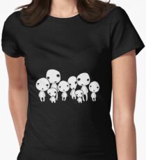 Kodama, tree spirits Women's Fitted T-Shirt
