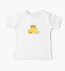 Brennender Toast Baby T-Shirt