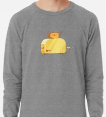 Brennender Toast Leichtes Sweatshirt