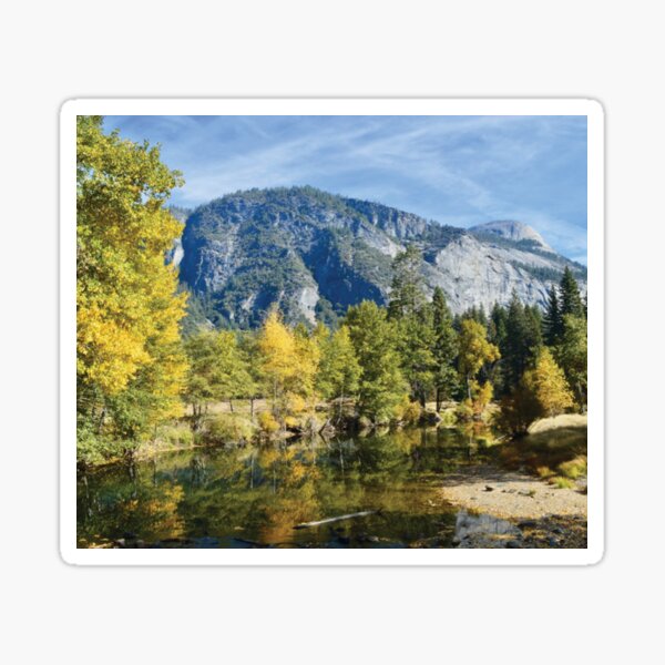 Fall Reflections Yosemite Sticker